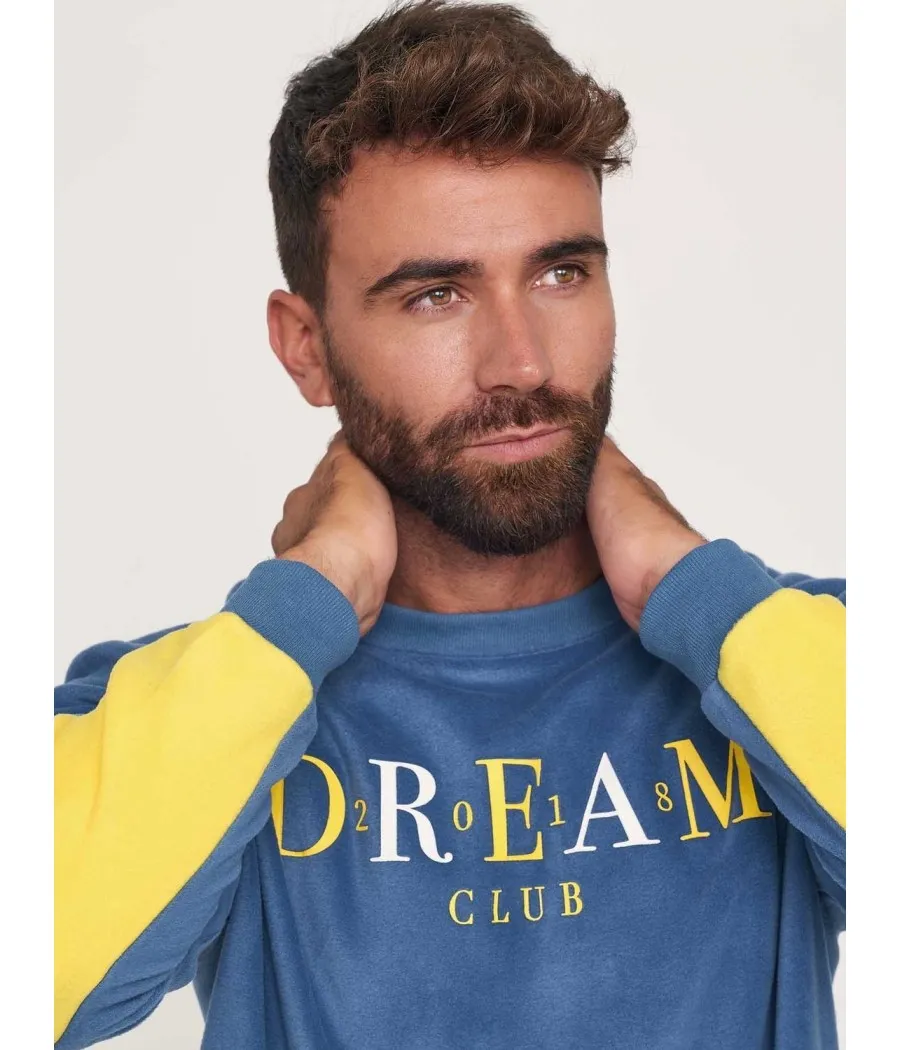 Pijama Homewear térmico hombre invierno Muidemi Micro Polar Dream puños