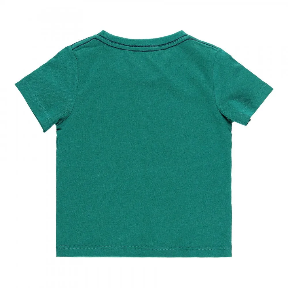 Playera verde para bebe y niño 