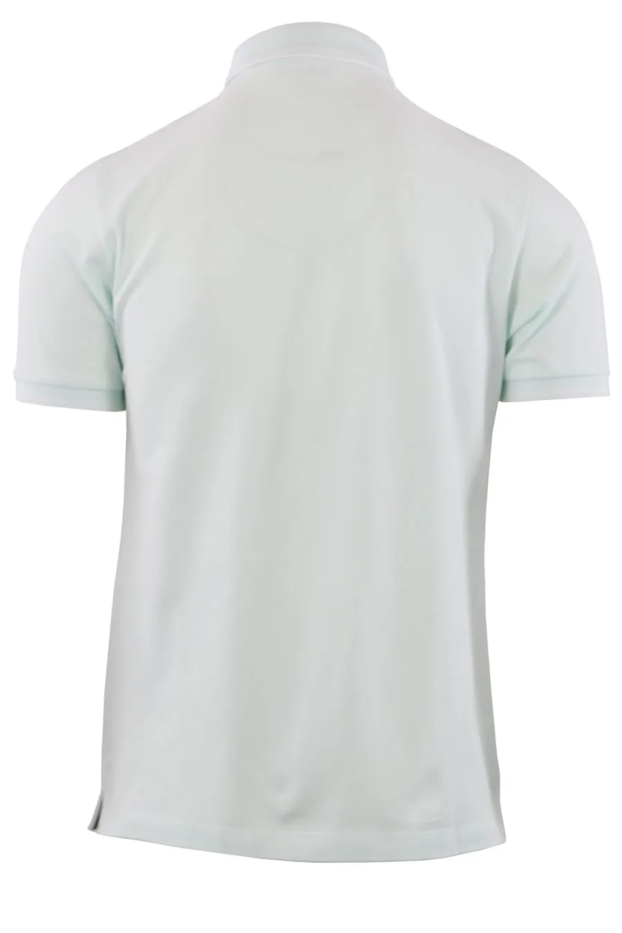 Polo verde menta con parche