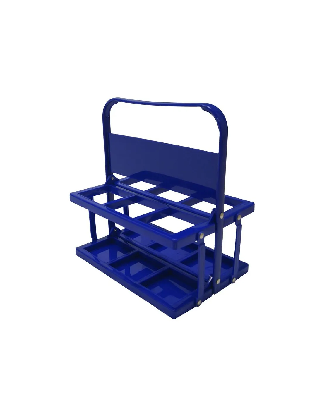 Portabotellas de Fútbol Atipick PVC plegable 6 und  0.75L Blue