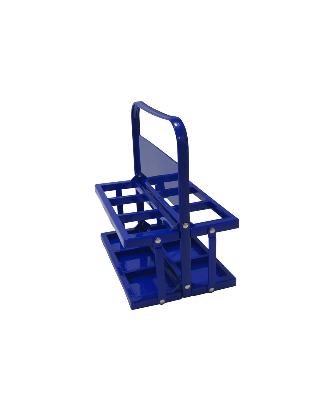 Portabotellas de Fútbol Atipick PVC plegable 6 und  0.75L Blue