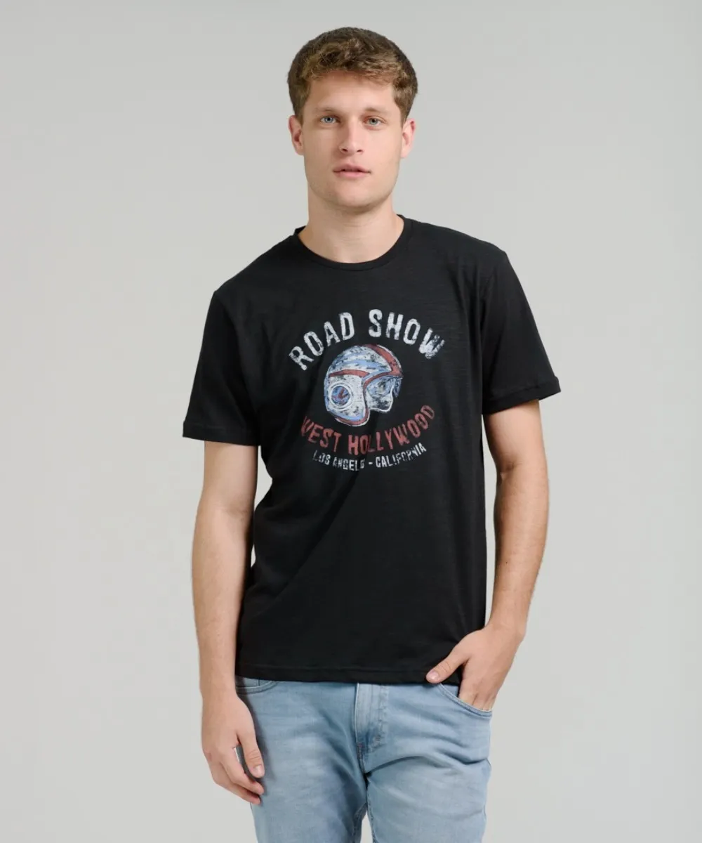 Remera Print Flame 2