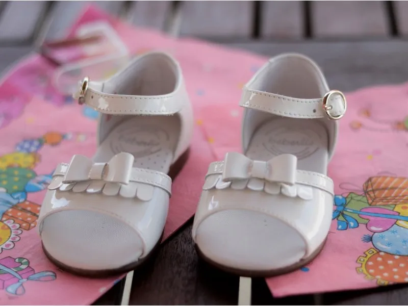 SANDALIA CHAROL 20192 BEBERLIS EN COLOR BLANCO