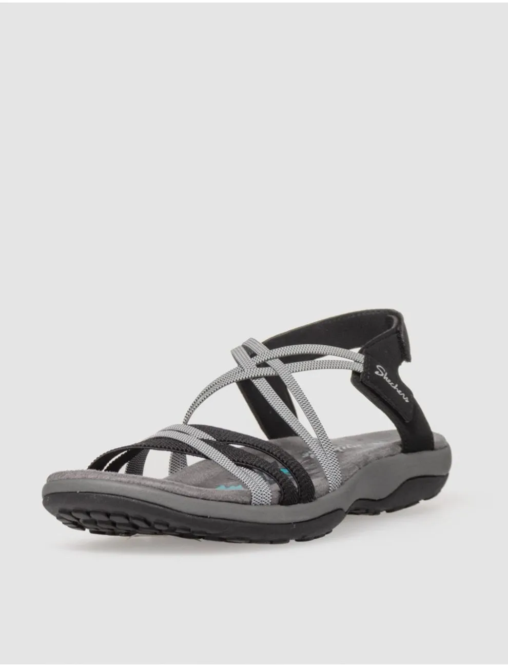 SANDALIA SKECHERS REGGAE SLIMTAKES TWO NEGRO