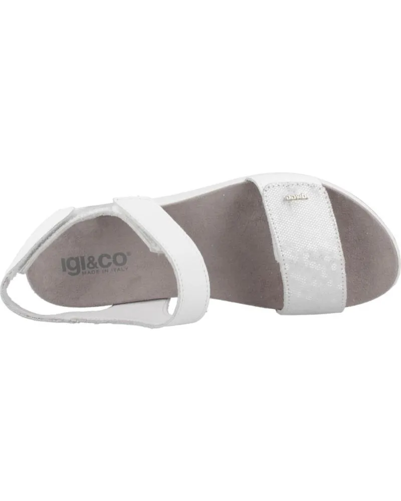 SANDALIAS DE MUJER IGI&CO IGICO CAP LAM RAMNAP 5677711 BLANCO GRIS