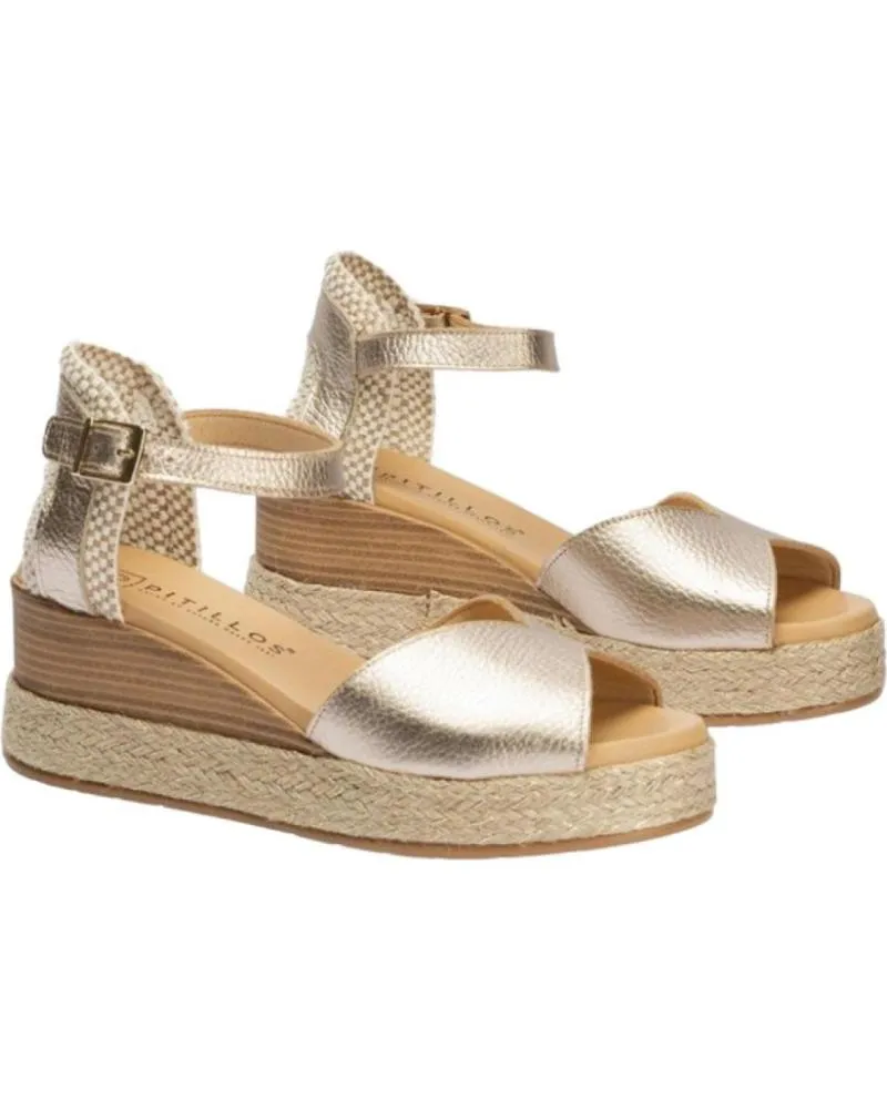 Sandalias PITILLOS  de Mujer MODELO 5 521  ORO