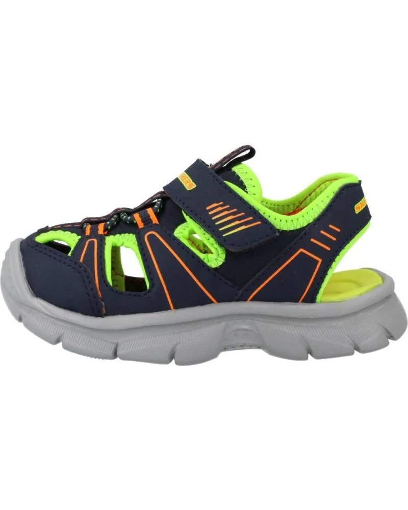 Sandalias SKECHERS  de Niño SANDALIAS NINO MODELO RELIX COLOR AZUL  NVLM