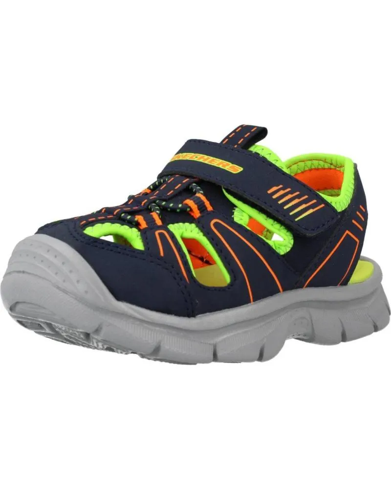 Sandalias SKECHERS  de Niño SANDALIAS NINO MODELO RELIX COLOR AZUL  NVLM