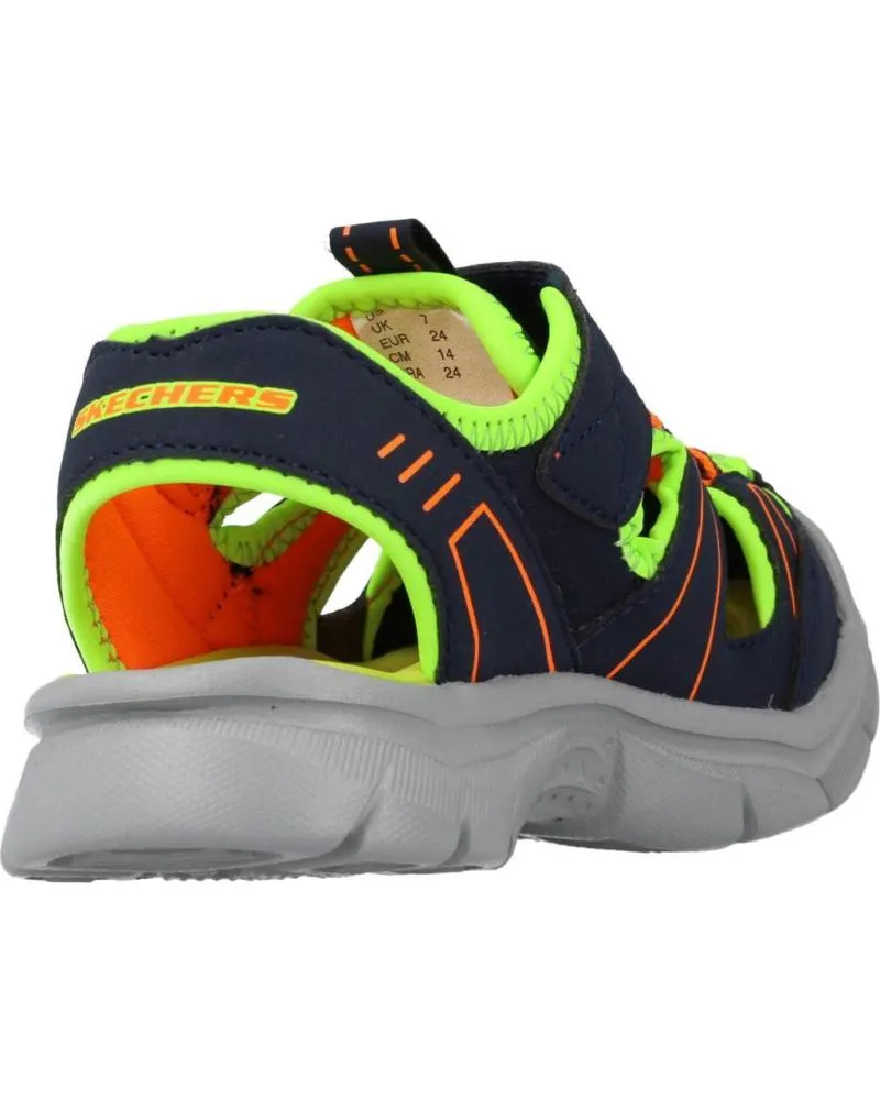 Sandalias SKECHERS  de Niño SANDALIAS NINO MODELO RELIX COLOR AZUL  NVLM