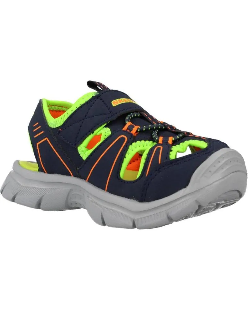 Sandalias SKECHERS  de Niño SANDALIAS NINO MODELO RELIX COLOR AZUL  NVLM