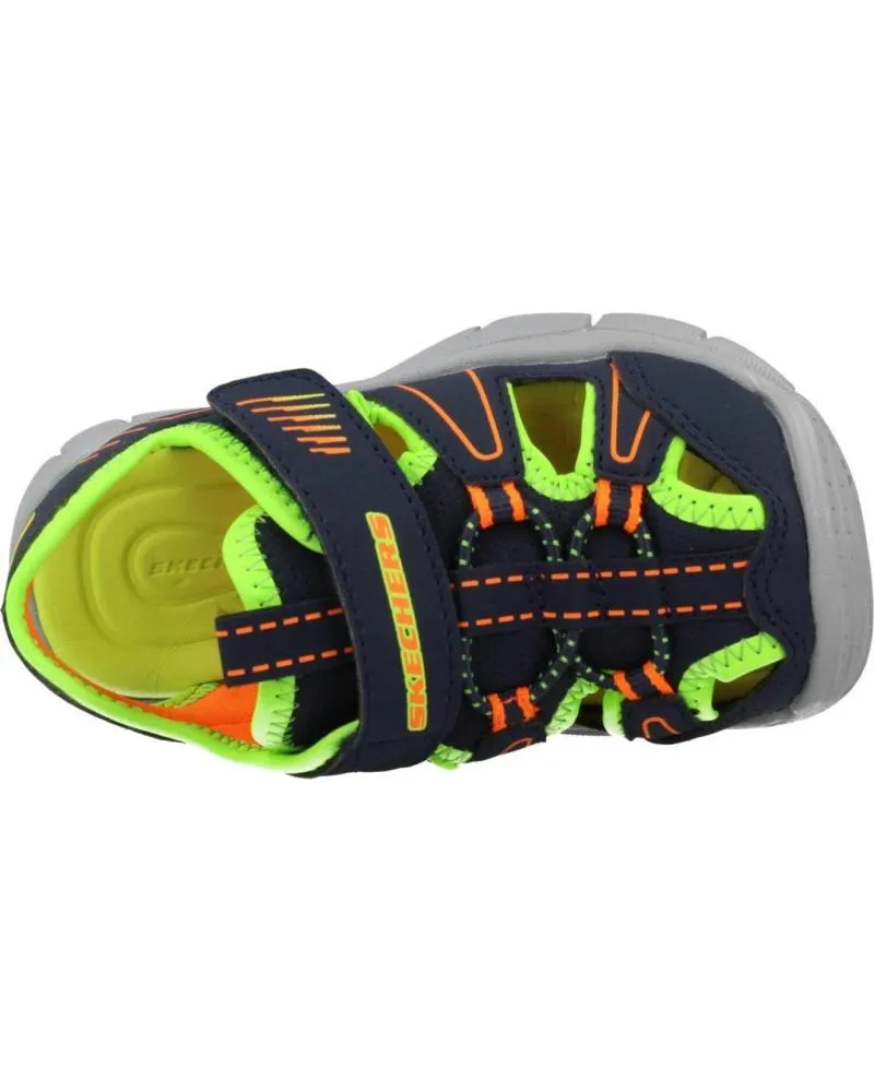 Sandalias SKECHERS  de Niño SANDALIAS NINO MODELO RELIX COLOR AZUL  NVLM