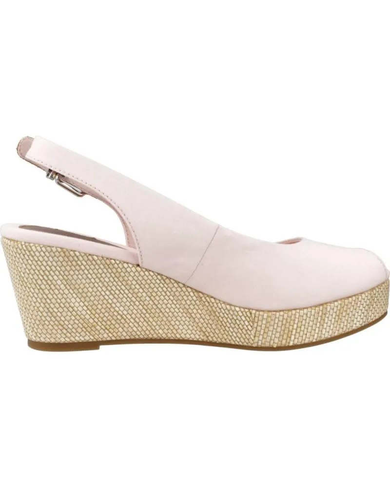 Sandalias TOMMY HILFIGER  de Mujer SANDALIAS MUJER MODELO ICONIC ELBA SLING BACK W COLOR ROSA T  TJQ