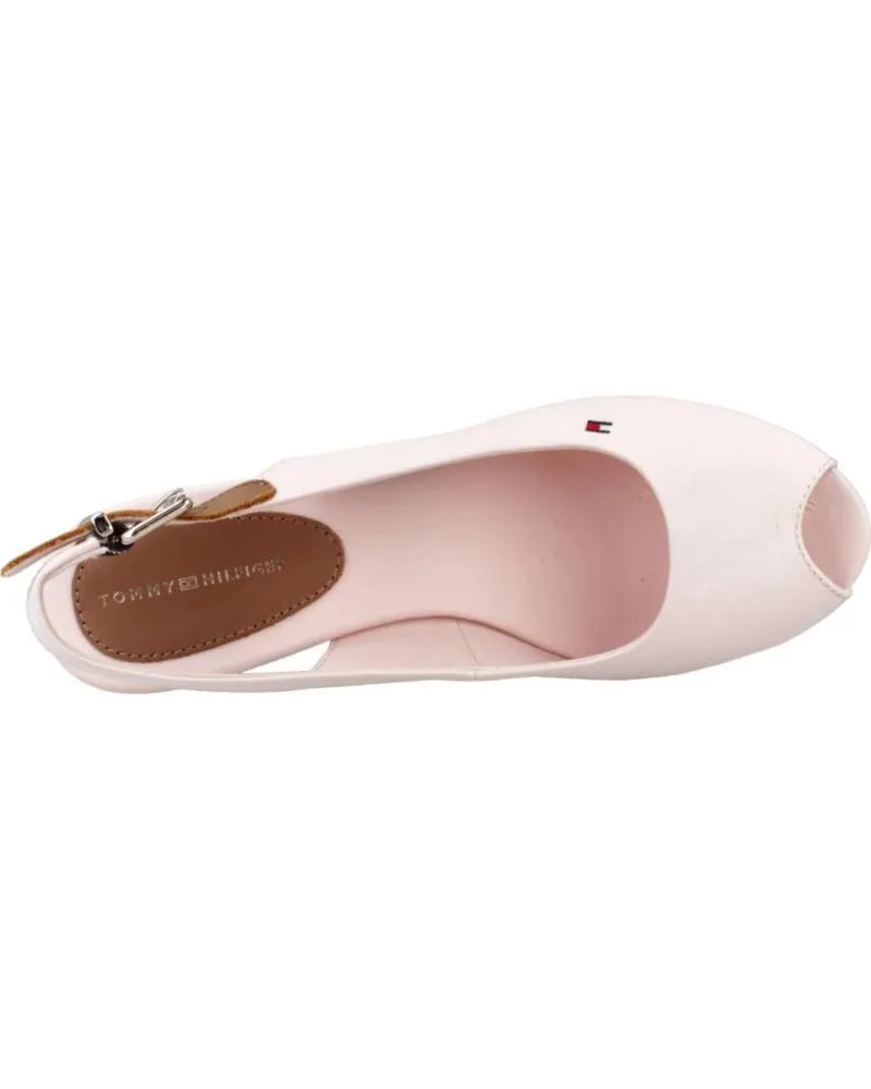 Sandalias TOMMY HILFIGER  de Mujer SANDALIAS MUJER MODELO ICONIC ELBA SLING BACK W COLOR ROSA T  TJQ