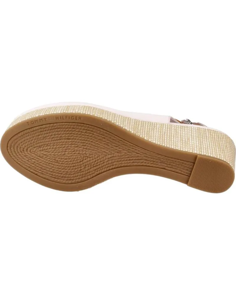 Sandalias TOMMY HILFIGER  de Mujer SANDALIAS MUJER MODELO ICONIC ELBA SLING BACK W COLOR ROSA T  TJQ