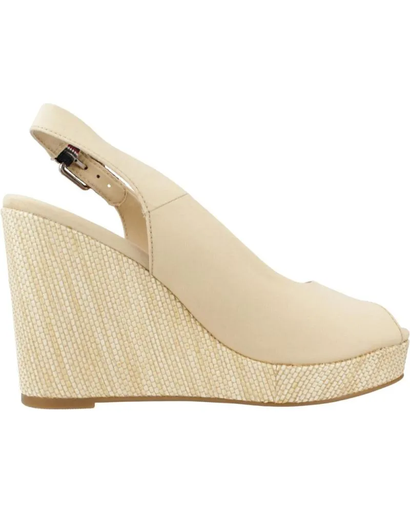 Sandalias TOMMY HILFIGER  de Mujer SANDALIAS MUJER MODELO ICONIC ELENA SLING BACK COLOR MARRON  ACR