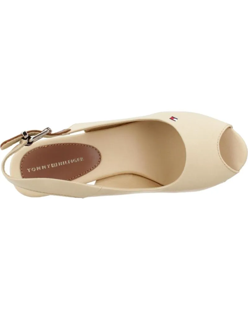 Sandalias TOMMY HILFIGER  de Mujer SANDALIAS MUJER MODELO ICONIC ELENA SLING BACK COLOR MARRON  ACR