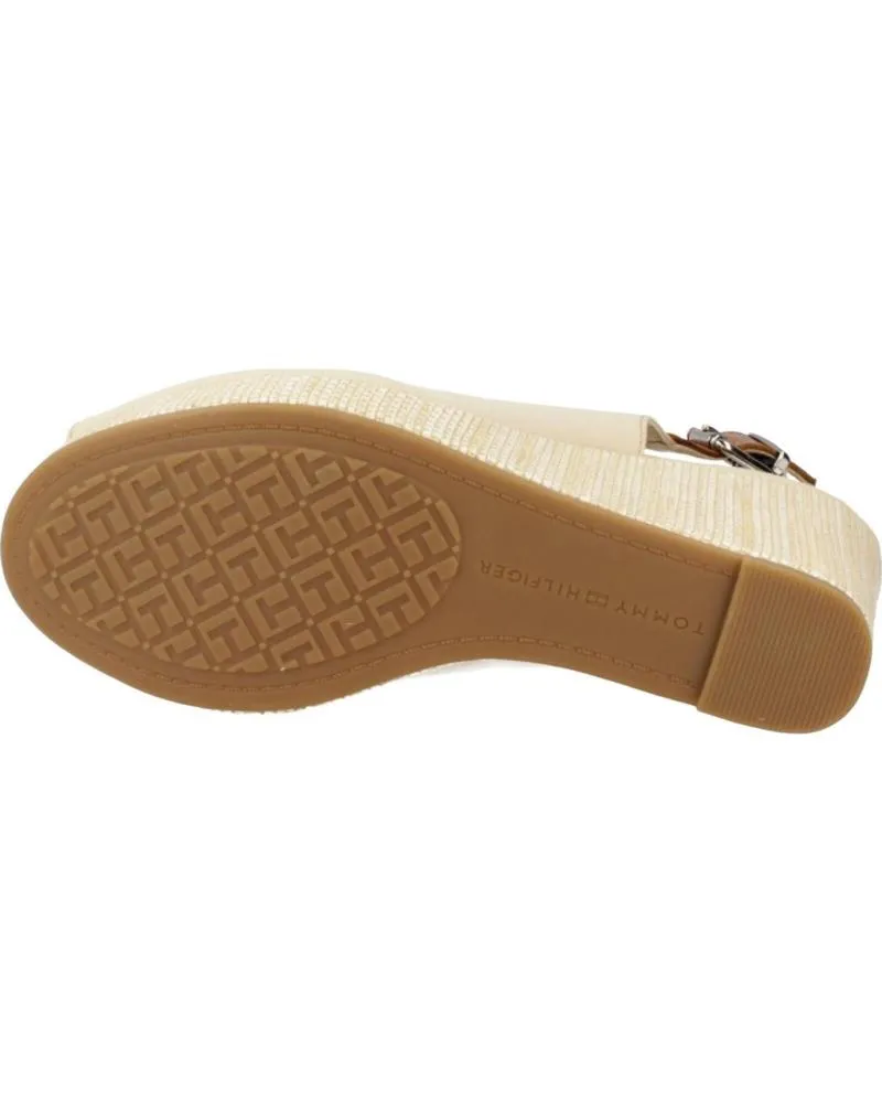 Sandalias TOMMY HILFIGER  de Mujer SANDALIAS MUJER MODELO ICONIC ELENA SLING BACK COLOR MARRON  ACR