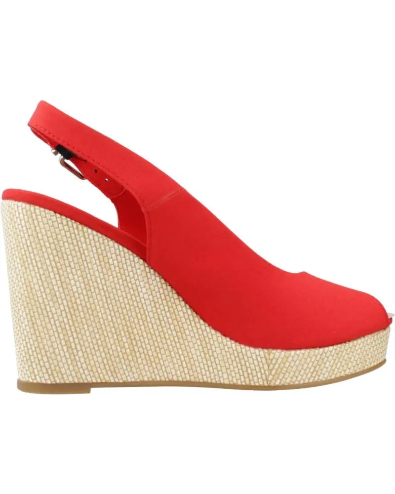 Sandalias TOMMY HILFIGER  de Mujer SANDALIAS MUJER MODELO ICONIC ELENA SLING BACK COLOR ROJO XN  XND