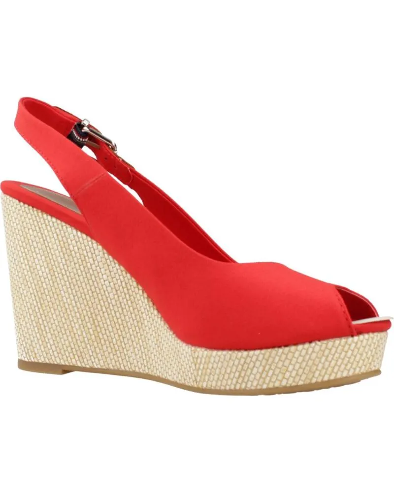 Sandalias TOMMY HILFIGER  de Mujer SANDALIAS MUJER MODELO ICONIC ELENA SLING BACK COLOR ROJO XN  XND