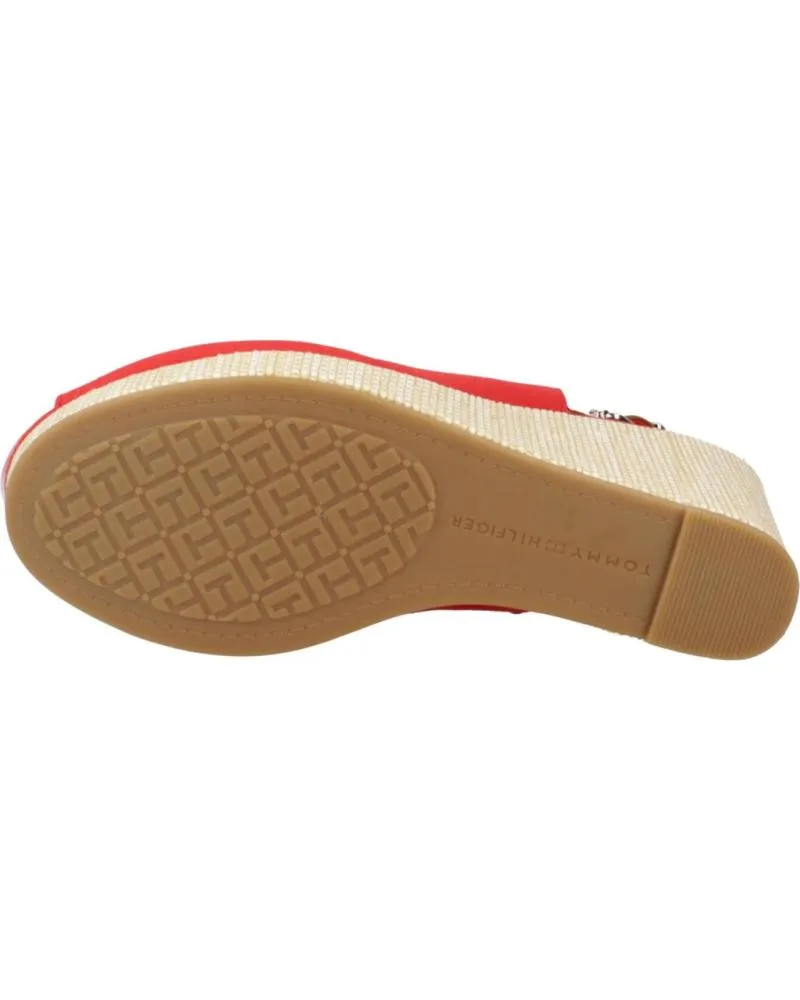 Sandalias TOMMY HILFIGER  de Mujer SANDALIAS MUJER MODELO ICONIC ELENA SLING BACK COLOR ROJO XN  XND