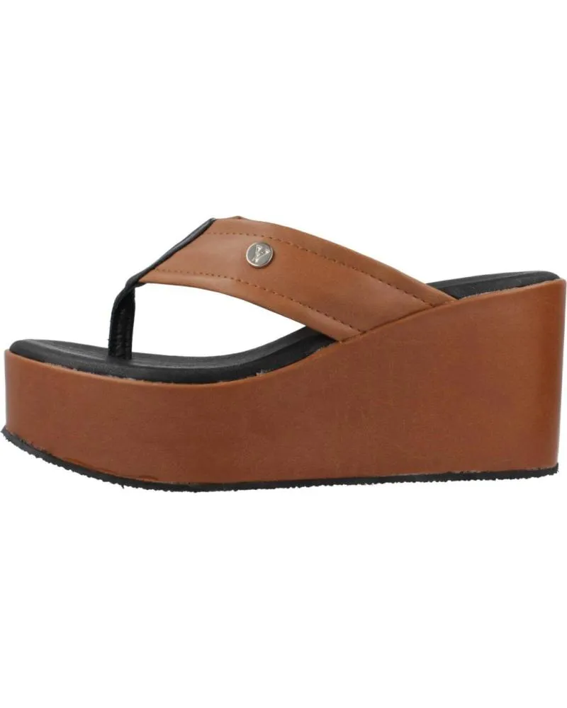 Sandalias YELLOW  de Mujer SANDALIAS MUJER MODELO LIZZIE COLOR MARRON  CUERO