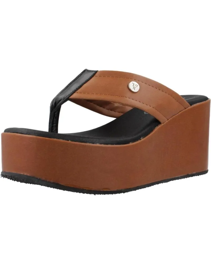 Sandalias YELLOW  de Mujer SANDALIAS MUJER MODELO LIZZIE COLOR MARRON  CUERO
