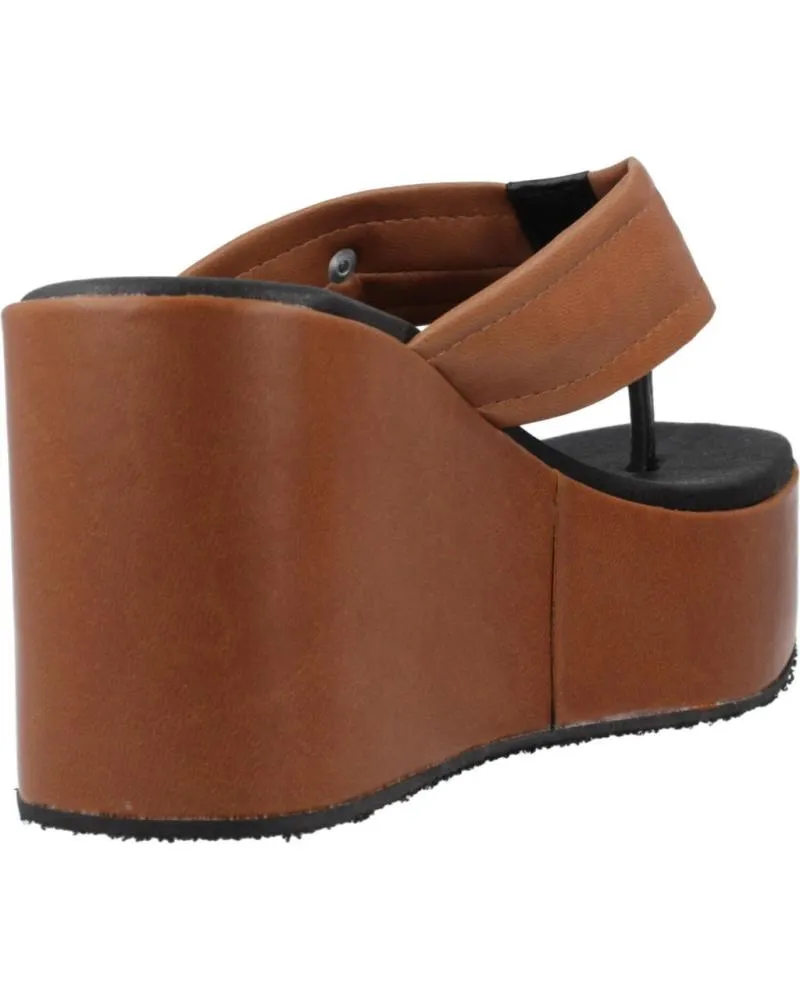 Sandalias YELLOW  de Mujer SANDALIAS MUJER MODELO LIZZIE COLOR MARRON  CUERO