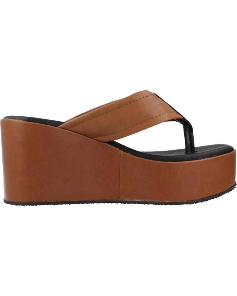 Sandalias YELLOW  de Mujer SANDALIAS MUJER MODELO LIZZIE COLOR MARRON  CUERO