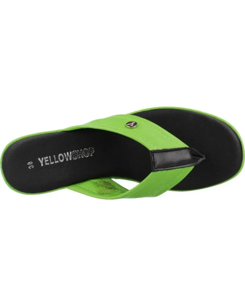 Sandalias YELLOW  de Mujer SANDALIAS MUJER MODELO LIZZIE COLOR VERDE  CLOROFILA
