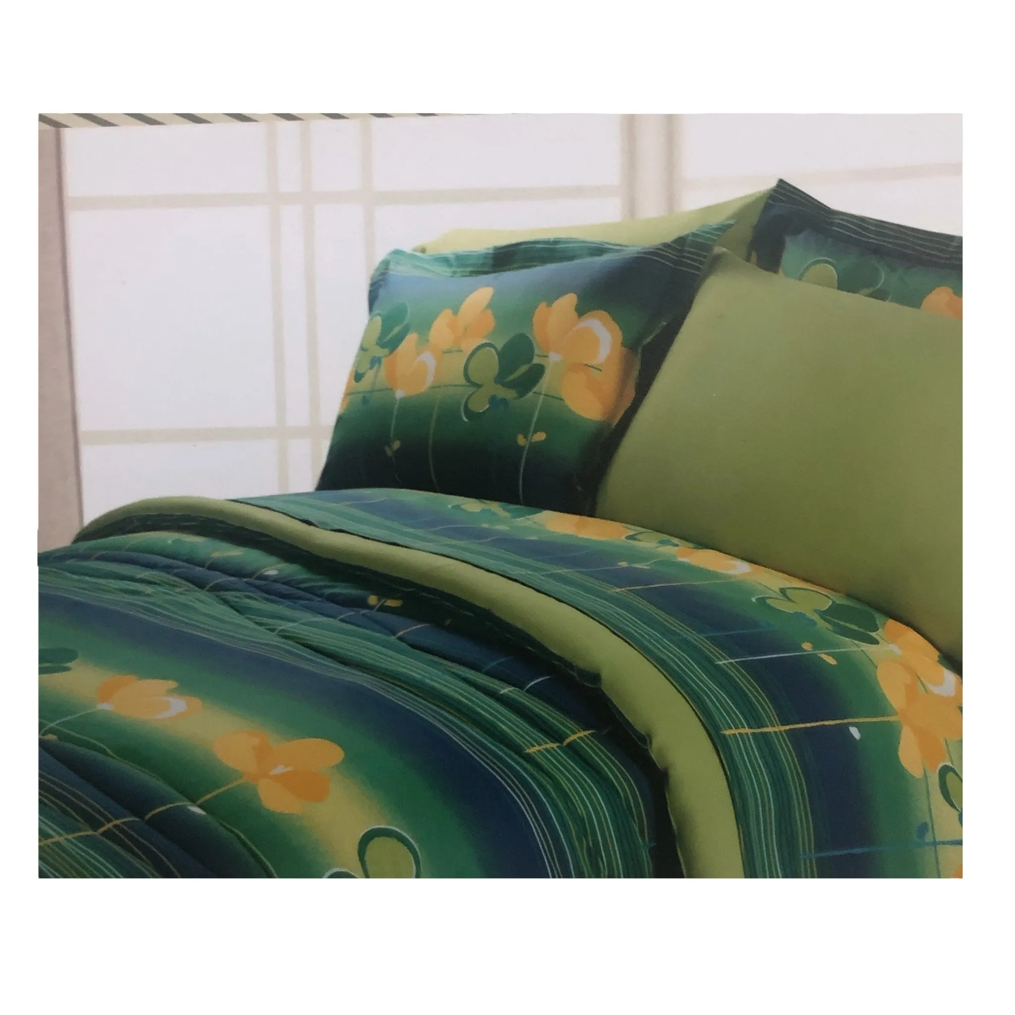 Set De Edredón King Size Dalfiori Antonia Verde