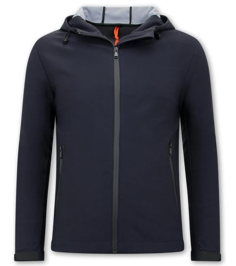 SOMMARJACKA HERRKORT MED HUVA  7903  AZUL