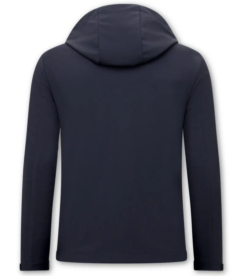 SOMMARJACKA HERRKORT MED HUVA  7903  AZUL