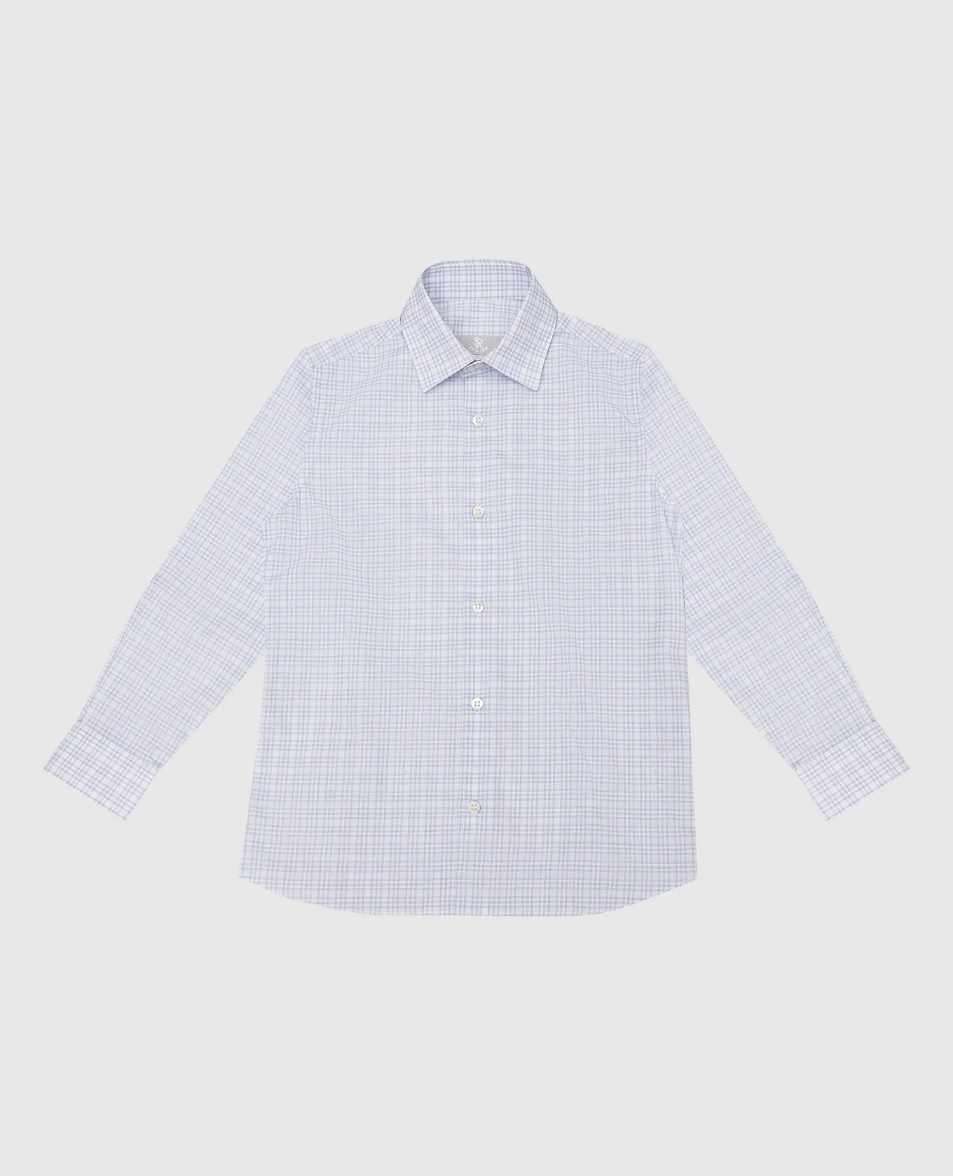 Stefano Ricci Children's white checked shirt