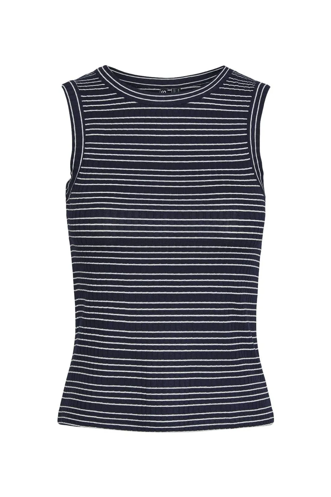 TANK TOP RAYAS PCKIANE AZUL MARINO