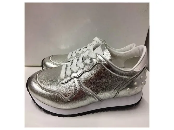 Tod's Zapatillas Plata 