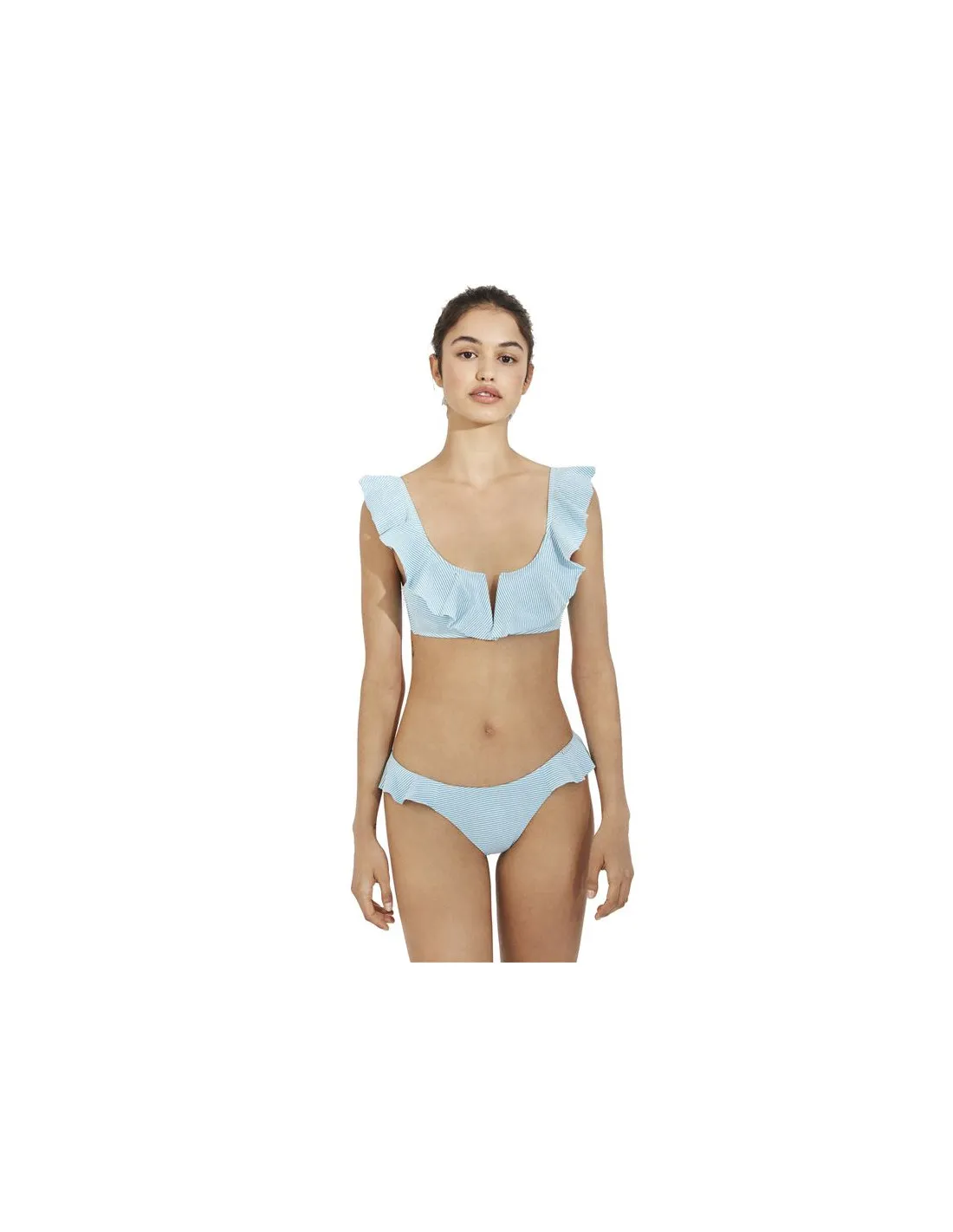 Top bikini Ysabel Mora Volantes Copa B
