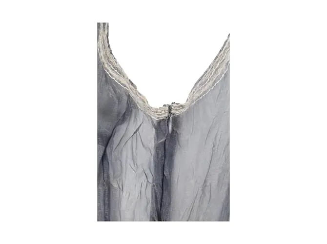Top transparente de Gianfranco Ferré Gris 