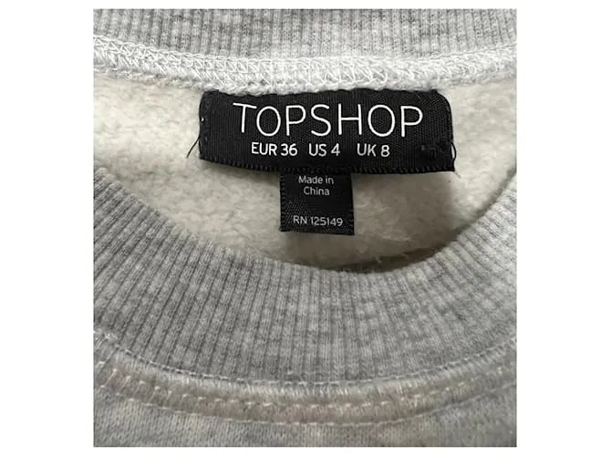 Topshop Prendas de punto Gris 