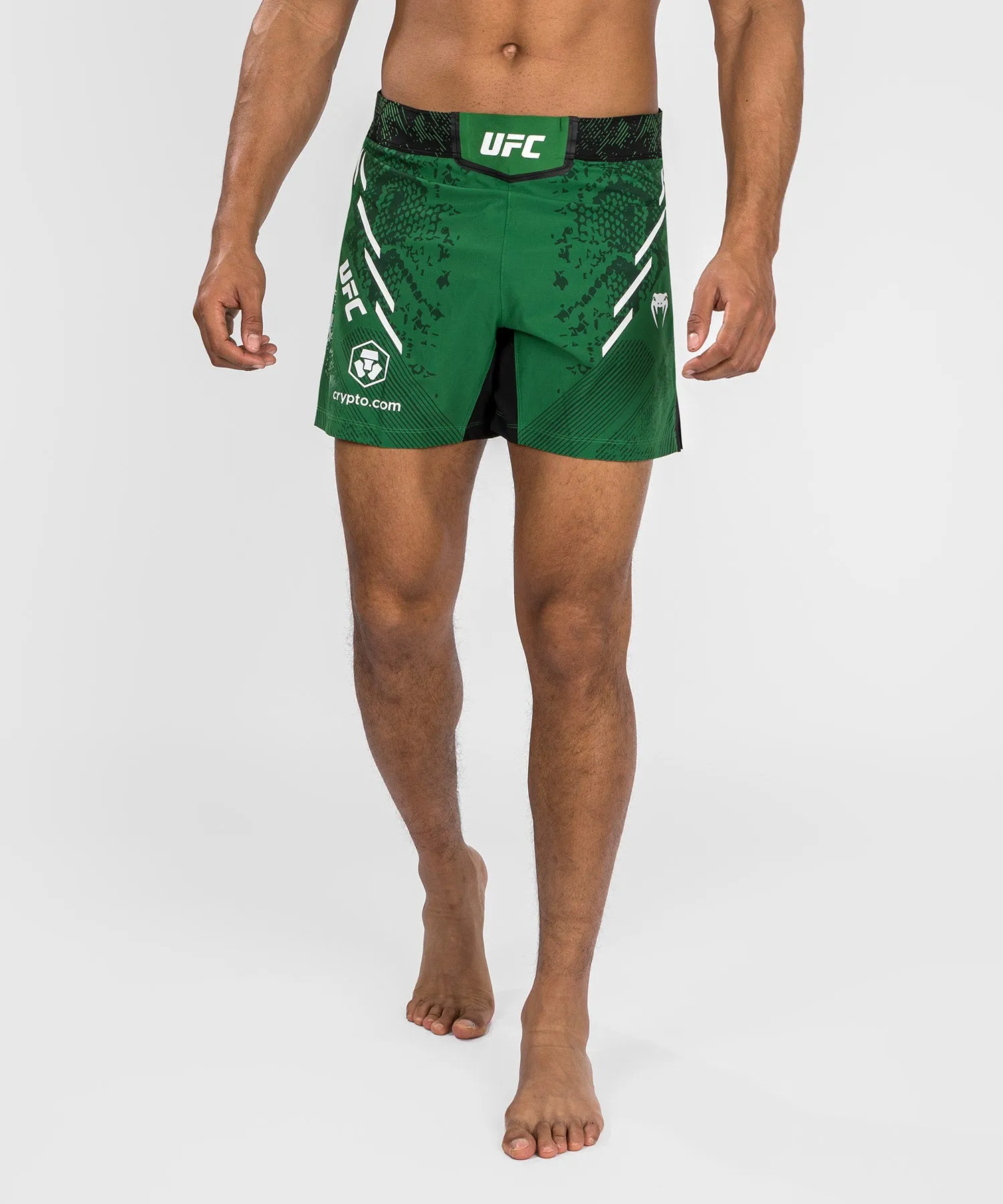 UFC ADRENALINE BY VENUM AUTHENTIC FIGHT NIGHT PANTALóN CORTO DE LUCHA PARA HOMBRE  CORTE CORTO  VERDE