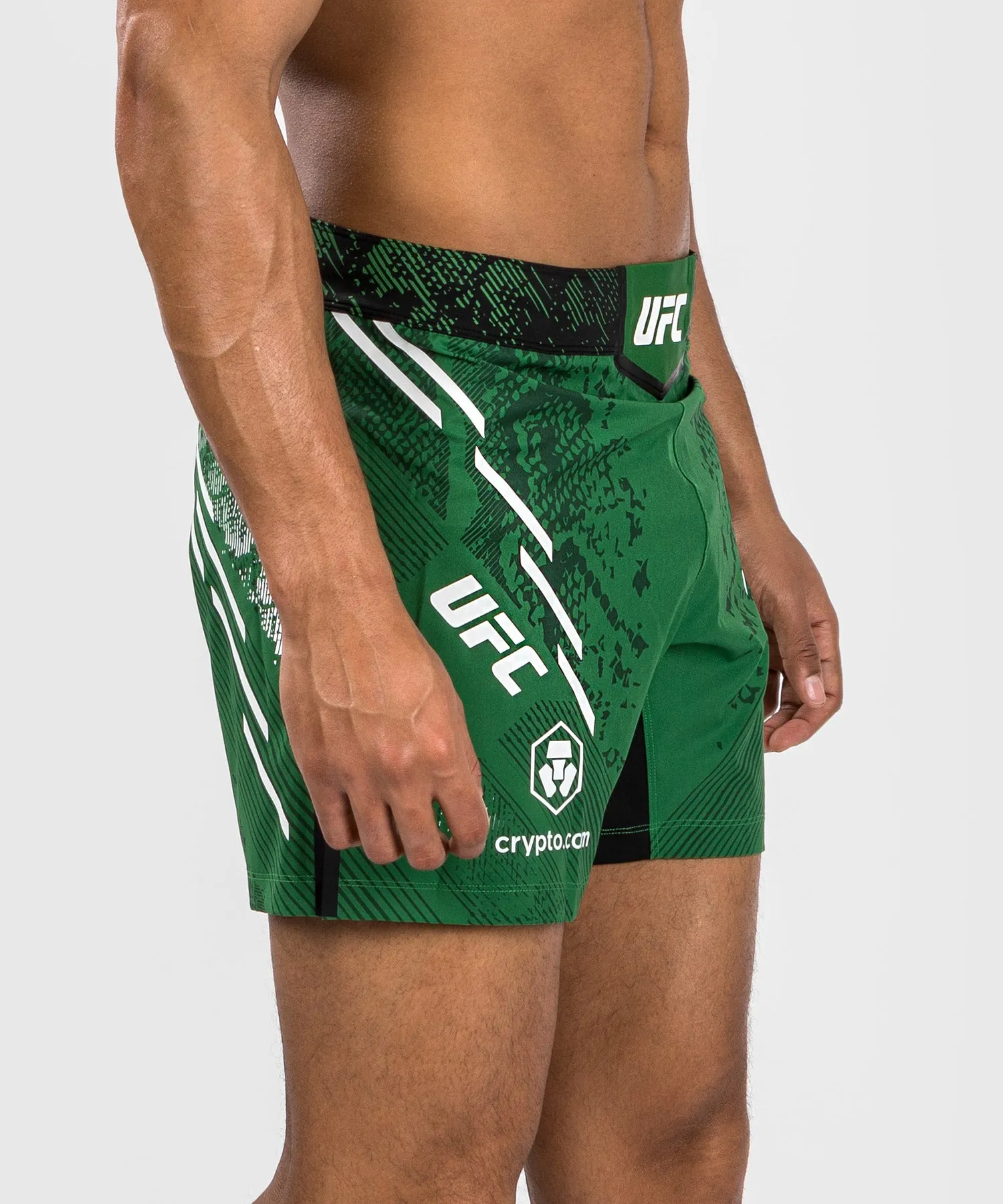 UFC ADRENALINE BY VENUM AUTHENTIC FIGHT NIGHT PANTALóN CORTO DE LUCHA PARA HOMBRE  CORTE CORTO  VERDE