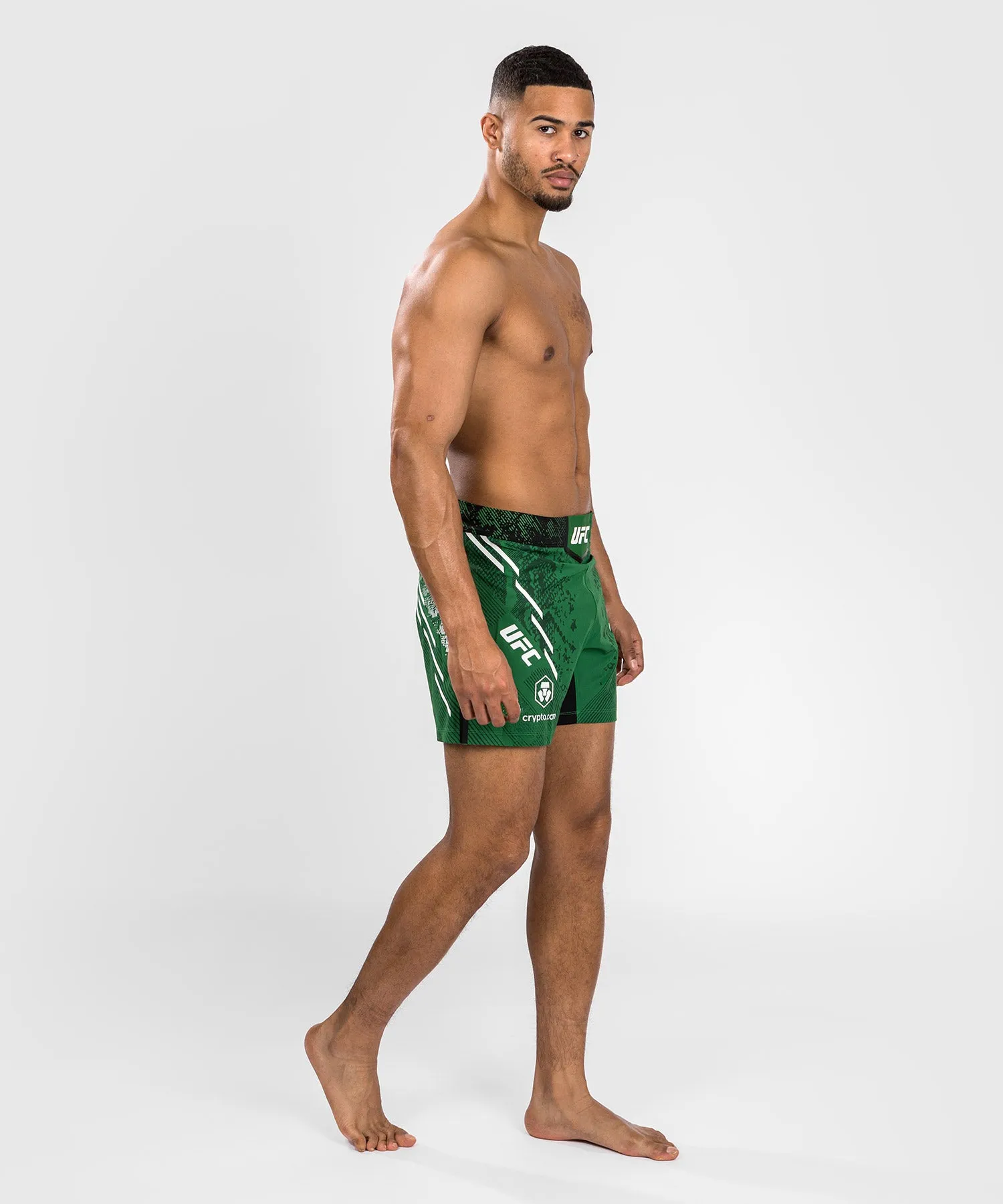 UFC ADRENALINE BY VENUM AUTHENTIC FIGHT NIGHT PANTALóN CORTO DE LUCHA PARA HOMBRE  CORTE CORTO  VERDE