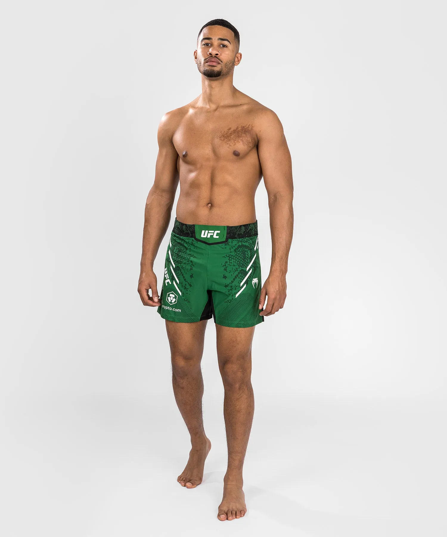 UFC ADRENALINE BY VENUM AUTHENTIC FIGHT NIGHT PANTALóN CORTO DE LUCHA PARA HOMBRE  CORTE CORTO  VERDE