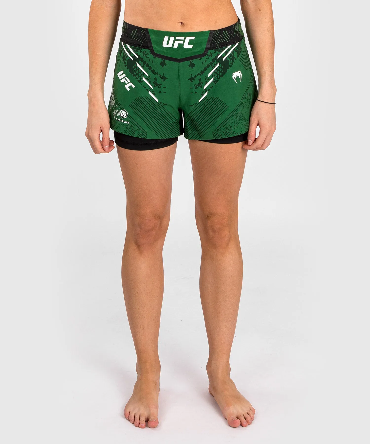 UFC ADRENALINE BY VENUM AUTHENTIC FIGHT NIGHT SHORT DE COMBATE PARA MUJER  VERDE