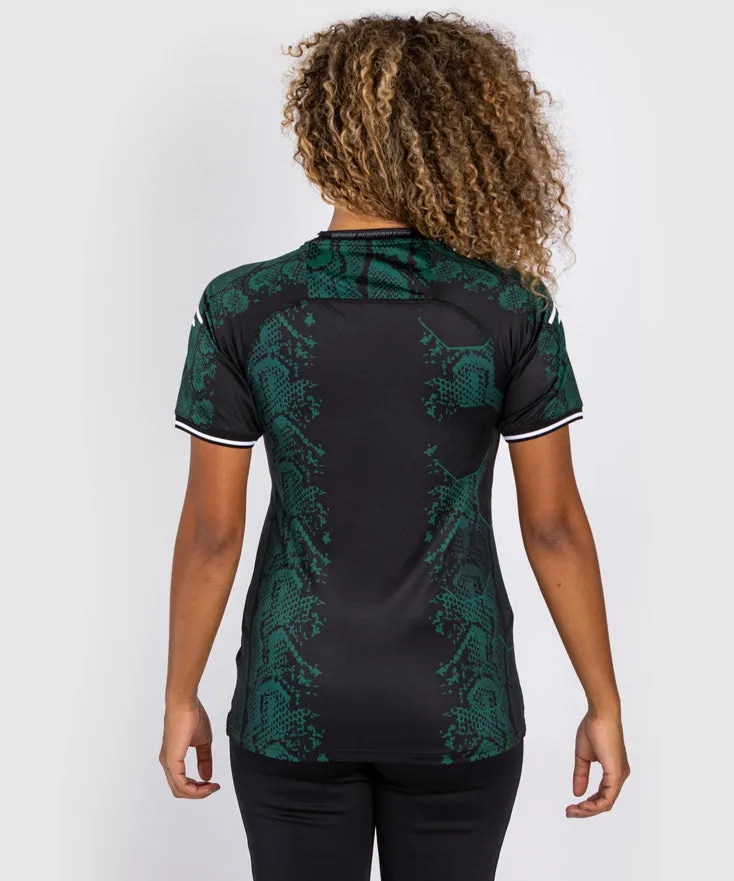 UFC ADRENALINE BY VENUM PERSONALIZED AUTHENTIC FIGHT NIGHT MAILLOT WALKOUT MUJER  EMERALD EDITION  VERDE/NEGRO