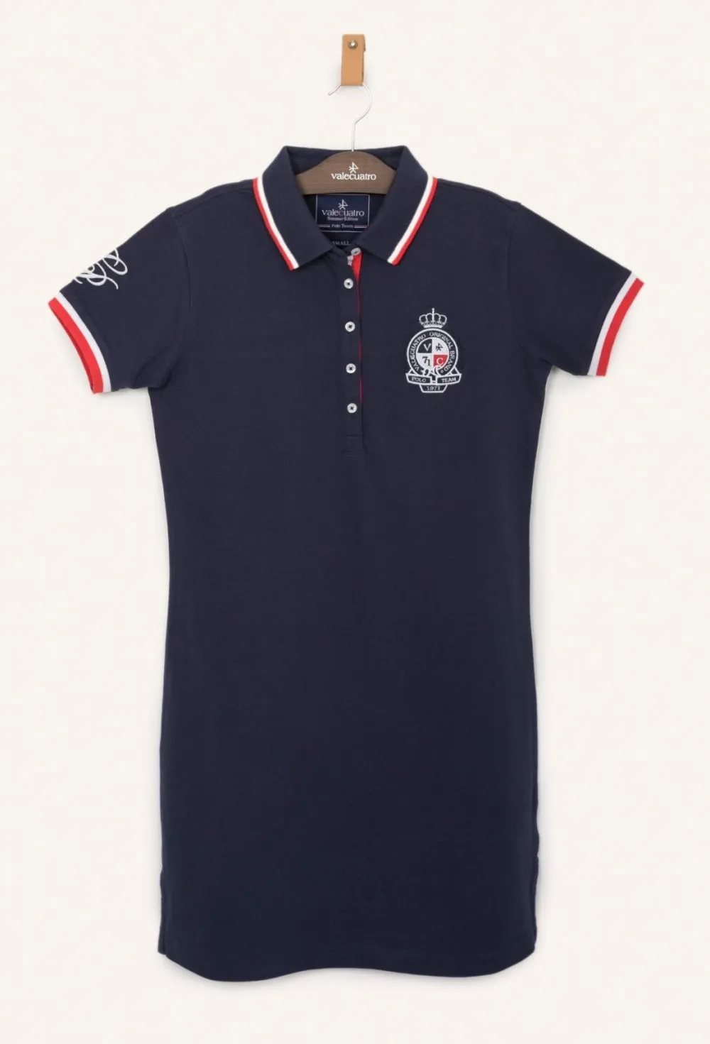 Vestido modelo escudo azul marino