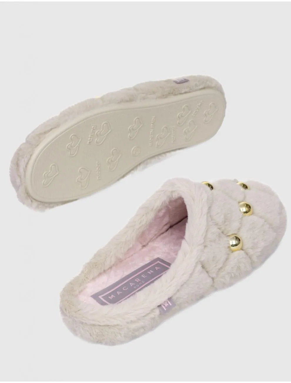 Zapatilla De Casa Macarena Anais 34 Beig
