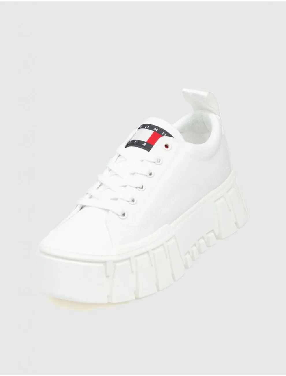 Zapatilla Urbana Tommy Hilfiger Vulc Flatform Lc Blanco