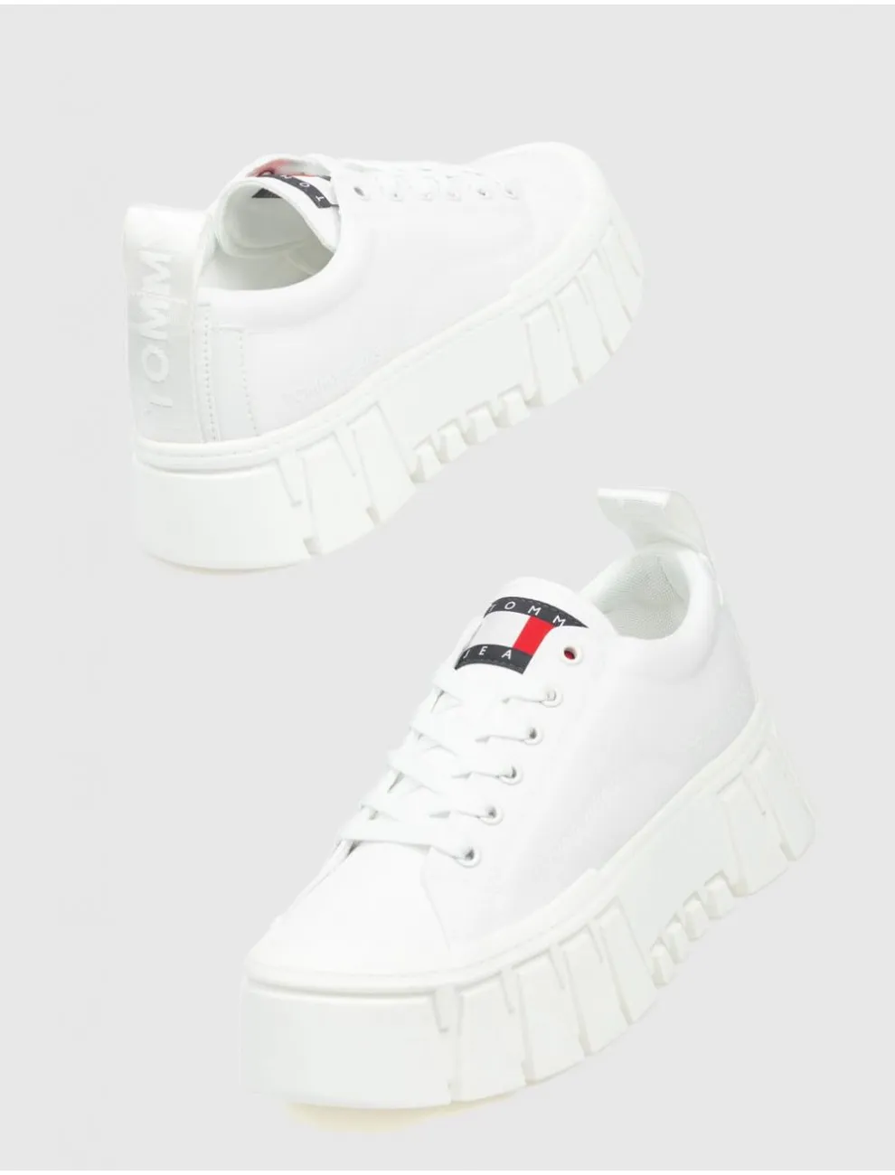 Zapatilla Urbana Tommy Hilfiger Vulc Flatform Lc Blanco