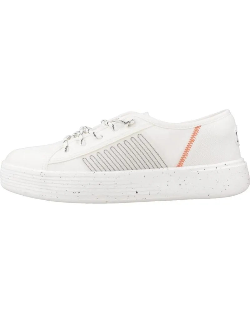 Zapatillas deporte HEY DUDE  de Mujer ZAPATILLAS MUJER MODELO CODY COLOR BLANCO  WHITE