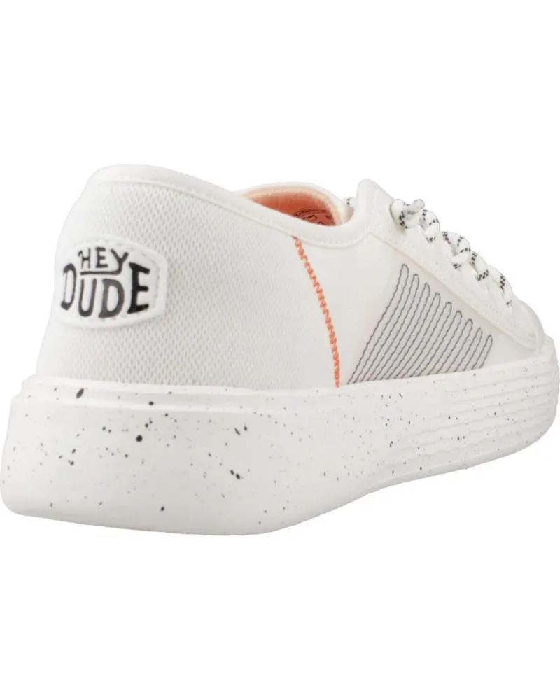 Zapatillas deporte HEY DUDE  de Mujer ZAPATILLAS MUJER MODELO CODY COLOR BLANCO  WHITE